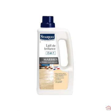 LAIT DE BRILLANCE POUR MARBRE ET PIERRE NATURELLES  1L STARWAX