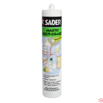 SILICONNE SADER MULTIUSAGE TRANSPARENT 280 ML