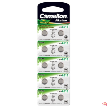 PILES BOUTON ALCALINE AG13/LR44