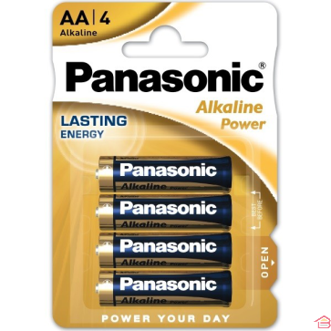 PILES PANASONIC LR6 ALCALINE X 4 PCS