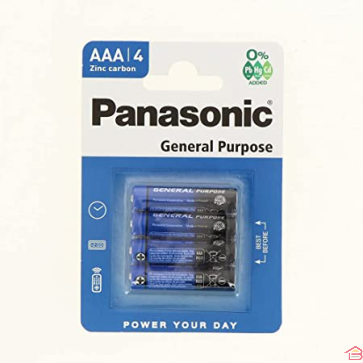 PILES PANASONIC LR03 SALINE X 4 PCS