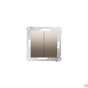 DOUBLE INTERRUPTEUR VOLET-ROULANT 10AX CAVA