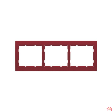 PLAQUE TRIPLE HORIZONTALE PIMENT JADE