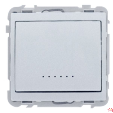 KIT POUSSOIR À BASCULE LUMINEUX BLANC JADE