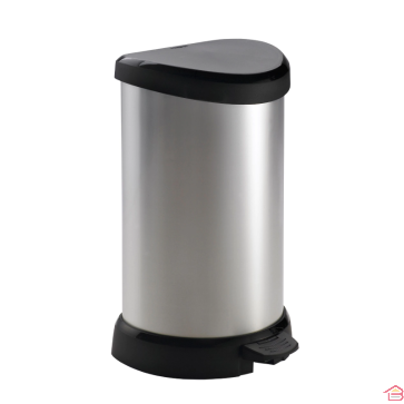 POUBELLE 15 L CURVER CHROME