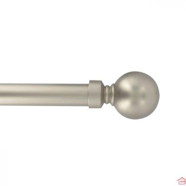 KIT EXENSIBLE 120-210 CM DIAM 28 MM EMBOUT BOULE ARGENT