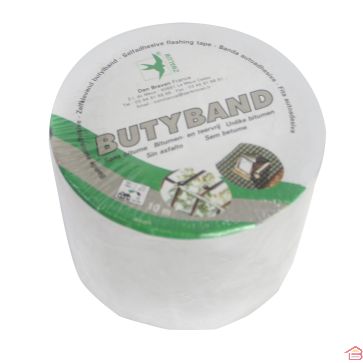 BUTYBAND 100 MM ALUMINIUM 10 M