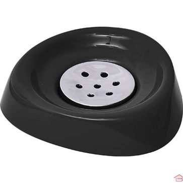 PORTE SAVON EN POLYPROPYLENE CONIQUE NOIR
