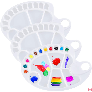 PALETTE EN PLASTIQUE 30.5 X 21 CM  CONDA