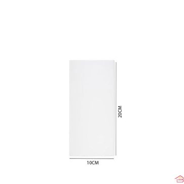 PANNEAU DE TOILE COTON BLANCHE 10 X 20 CM CANVAS