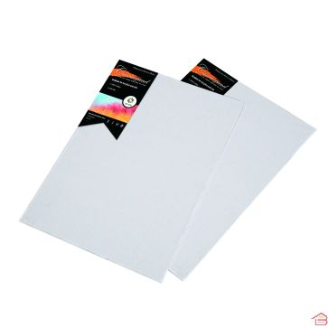 PANNEAU DE TOILE COTON BLANCHE 10 X 12 CM CANVAS