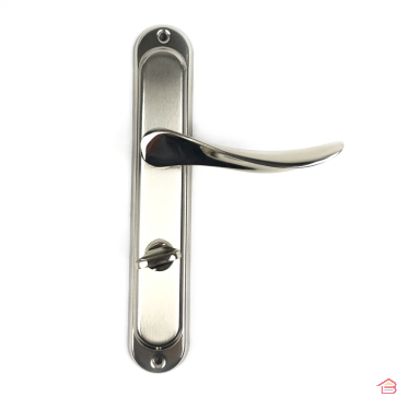 POIGNÉE PORTE ZAMBAK WC ACIER CHROME