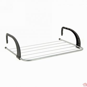 SÉCHOIR POUR BALCON À POIGNÉES 51 X 33 X 13 CM