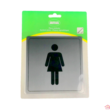 TOILETTES FEMMES ALUMINIUM 170 X 50 MM