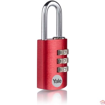 CADENAS A COMBINAISON 20 MM ALUMINIUM ROUGE