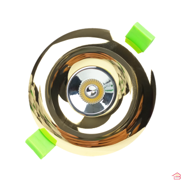 SPOT ROND ALUMINIUM GU10 SHM003 GOLD