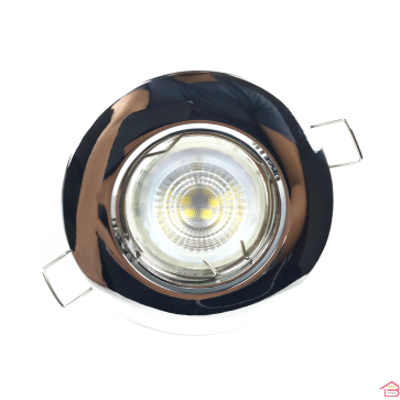 SPOT ROND ALUMINIUM GU10 SHM005 CHROME