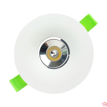 SPOT ROND ALUMINIUM GU10 SHM008 BLANC