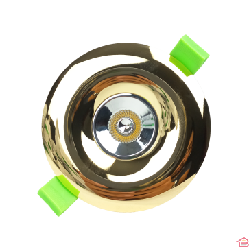 SPOT ROND ALUMINIUM GU10 SHM008 GOLD