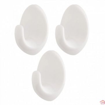 CROCHETS ADHÉSIFS X 3 PIECES