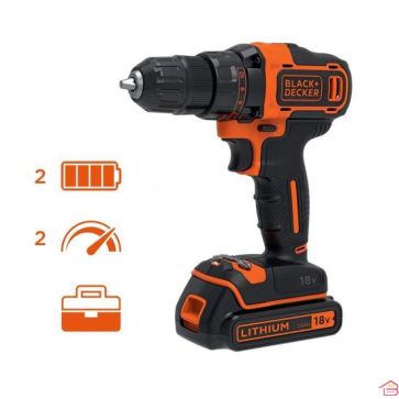 PERCEUSE-VISSEUSE LITHIUM ULTRA COMPACT SANS FIL 10.8 V BLACK & DECKER