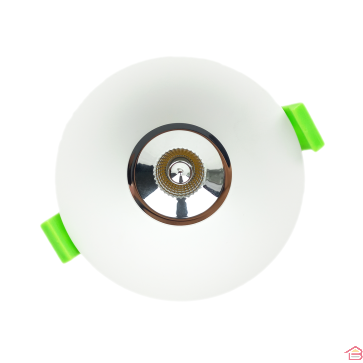 SPOT ROND ALUMINIUM GU10 LS-M029 BLANC