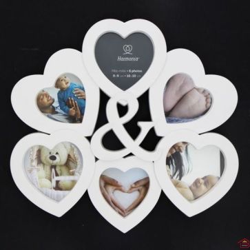 CADRE PELE MELE 6 PHOTOS 3 x 9 CM/ 3 x 10 CM