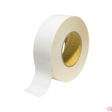 RUBAN ADHÉSIF TYPE DUCT + COTON TISSÉ 48 MM X 25 M BLANC