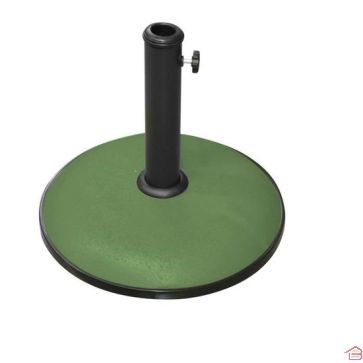 PIED DE PARASOL CIMENT 15 KG VERT