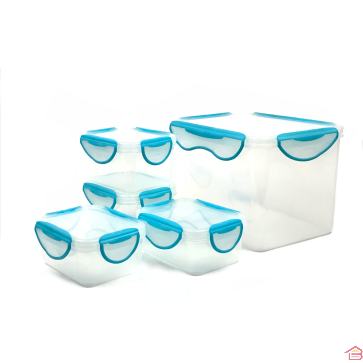 SET DE 4 BOITES 1013 CLIP FRESH  400/520/980/4000 ML