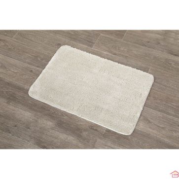 TAPIS MICROFIBRE DOUX DESSOUS LATEX 50 X 70 CM NATUREL