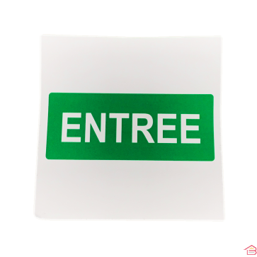 SIGNALISATION DEFENSE D'ENTRER 20 X 20 CM