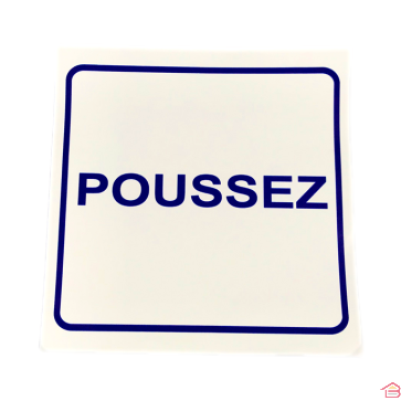 PANNEAU POUSSEZ 20 X 20 CM