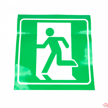 PANNEAU SORTIE DE SECOURS 20 X 20 CM