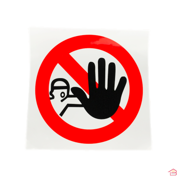 PANNEAU STATIONNEMENT INTERDIT 20 X 20 CM