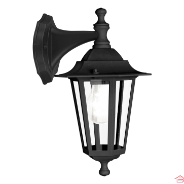 APPLIQUE BLACK-MATT DOWN LATERNA 4