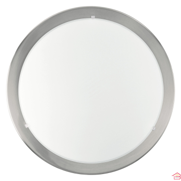 APPLIQUE/PLAFONNIER PLANET ACIER NICKEL MAT Ø 29 CM