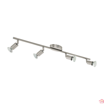SPOT BUZZ-LED ACIER NICKEL MAT L685 B65 GU10-LED
