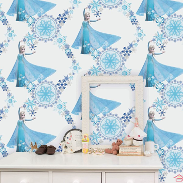 PAPIER PEINT FROZEN SNOW QUEEN 10.05 X 0.53 M