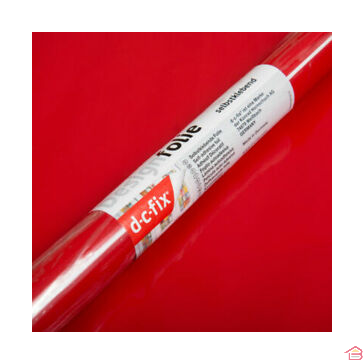 FILM AUTOCOLLANT UNI ROUGE 2M X 45CM - DC-FIX