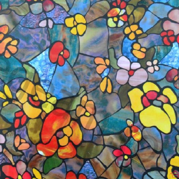 FILM AUTOCOLLANT TRANSPARENT VENETIAN GARDEN 2M X 45CM - ALKOR