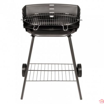 BARBECUE À CHARBON ATHENES AVEC CUVE EN FONTE 52X37,5 CM