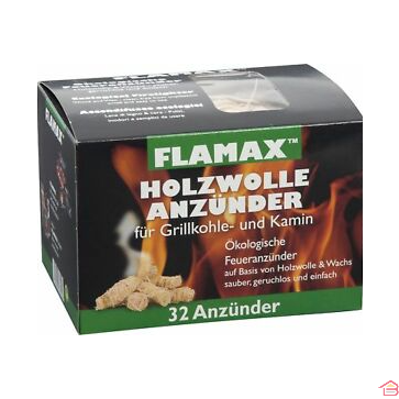 FLAMAX ECOLOGIQUE 32 BRIQUET BOIS ET CIRE