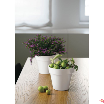 POT MITU DIAMETRE 18 CM BLANC