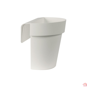 POT UP DIAM 25 CM AVEC RESERVE BLANC
