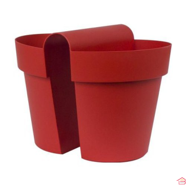 POT BE-UP DIAM 25CM AVEC RESERVE ROUGE