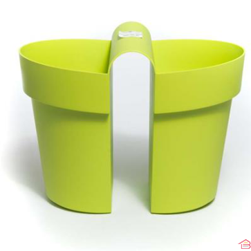 POT BE-UP DIAM 25 CM AVEC RESERVE VERT