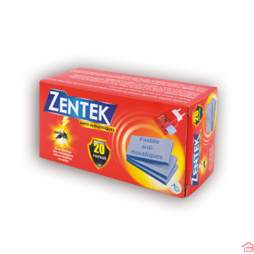RECHARGE 20 PASTILLES ANTI MOUSTIQUES - ZENTEK