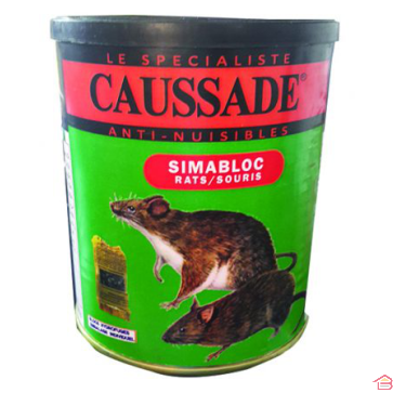 RATICIDE SIMABLOC POUR RATS ET SOURIS 150 G - CAUSSADE