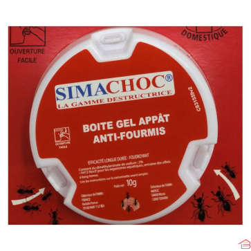 BOITE DE GEL APPAT ANTI FOURMIS 10 G - SIMACHOC